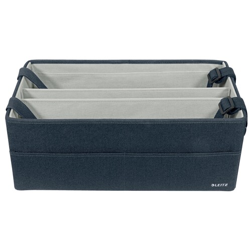 Hot Desking Tasche aus Stoff 46,5x20x21cm samtgrau Leitz 6444-00-89 Produktbild Additional View 1 L