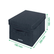 Aufbewahrungsbox 19x16x28,5cm aus Stoff samtgrau Leitz 6146-00-89 (PACK=2 STÜCK) Produktbild Additional View 8 S