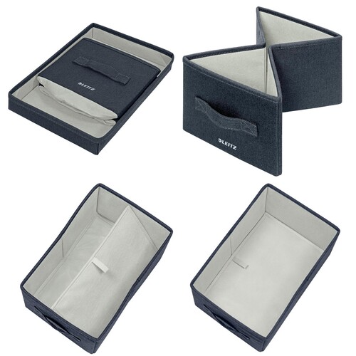 Aufbewahrungsbox 19x16x28,5cm aus Stoff samtgrau Leitz 6146-00-89 (PACK=2 STÜCK) Produktbild Additional View 9 L