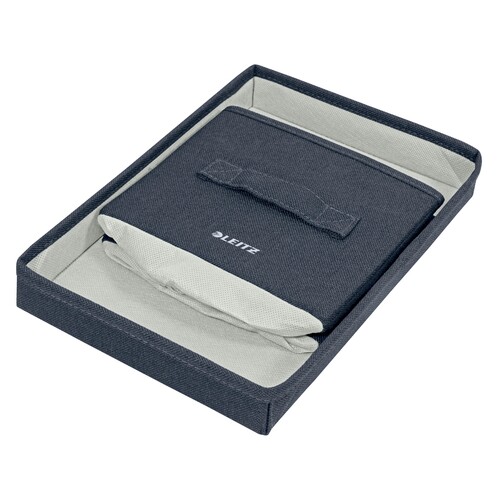 LEITZ Fabric Aufbewahrungsbox mit Deckel 6146, klein, 2er Pack