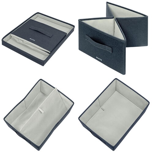 Aufbewahrungsbox 28,5x38x20,3cm aus Stoff samtgrau Leitz 6144-00-89 (PACK=2 STÜCK) Produktbild Additional View 9 L