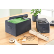 Aufbewahrungsbox 28,5x38x20,3cm aus Stoff samtgrau Leitz 6144-00-89 (PACK=2 STÜCK) Produktbild Default S