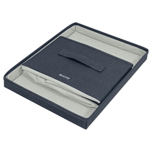 Aufbewahrungsbox 28,5x38x20,3cm aus Stoff samtgrau Leitz 6144-00-89 (PACK=2 STÜCK) Produktbild Additional View 5 L