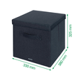 Aufbewahrungsbox 33x38x32,5cm aus Stoff samtgrau Leitz 6145-00-89 (PACK=2 STÜCK) Produktbild Additional View 8 S