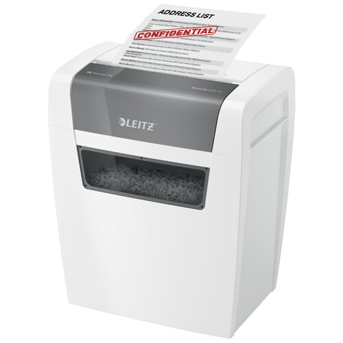 Aktenvernichter IQ Home P4 für 6Blatt 4x28mm Partikelschnitt Leitz 8034-00-00 (Sicherheitsstufe P-4) Produktbild Additional View 1 L