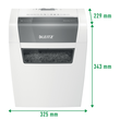 Aktenvernichter IQ Home P4 für 6Blatt 4x28mm Partikelschnitt Leitz 8034-00-00 (Sicherheitsstufe P-4) Produktbild Additional View 4 S