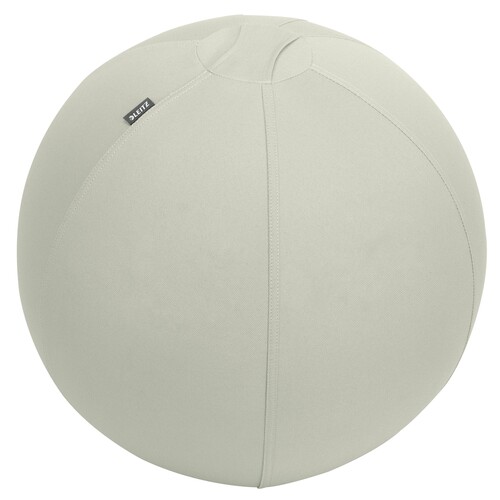 Sitzball Active 55cm Durchmesser mit Anti-Roll Funktion Stoff hellgrau  Leitz 6541-00-85 Produktbild