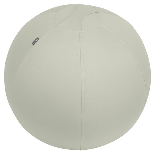 Sitzball Active 65cm Durchmesser mit Anti-Roll Funktion Stoff hellgrau Leitz 6542-00-85 Produktbild