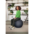 Sitzball Active 65cm Durchmesser mit Anti-Roll Funktion Stoff samtgrau Leitz 6542-00-89 Produktbild Additional View 7 S