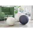 Sitzball Active 65cm Durchmesser mit Anti-Roll Funktion Stoff samtgrau Leitz 6542-00-89 Produktbild Additional View 6 S