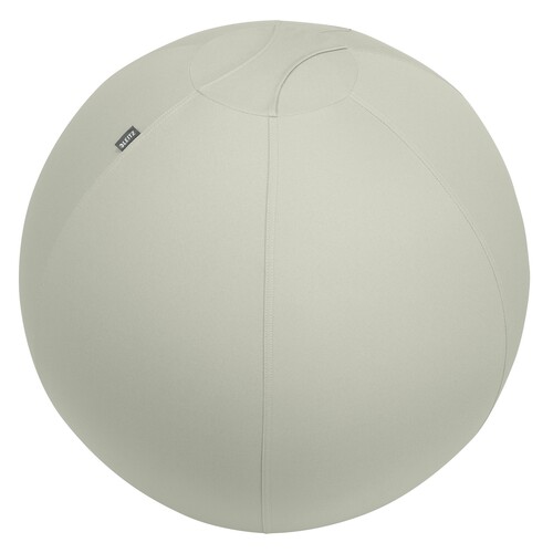 Sitzball Active 75cm Durchmesser mit Anti-Roll Funktion Stoff hellgrau Leitz 6543-00-85 Produktbild