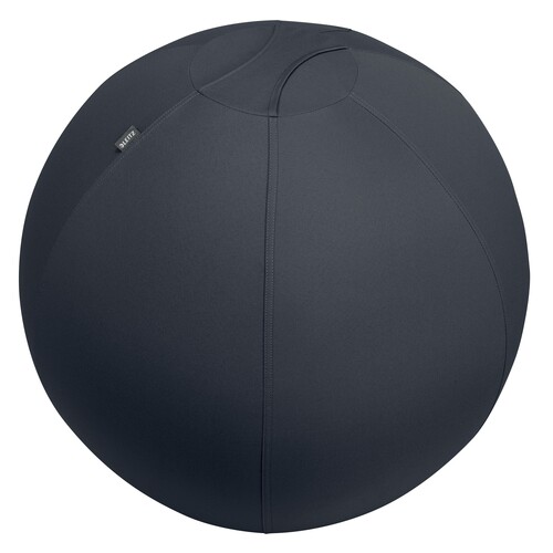 Sitzball Active 75cm Durchmesser mit Anti-Roll Funktion Stoff samtgrau Leitz 6543-00-89 Produktbild