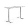 Schreibtisch höhenverstellbar FLEX MODUL 180x80x60,5-125,5cm Lichtgrau Deskin T-Fuß Gestell 10346513 Produktbild
