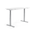 Schreibtisch höhenverstellbar FLEX MODUL 180x80x60,5-125,5cm Design weiß Deskin T-Fuß Gestell 10346516 Produktbild