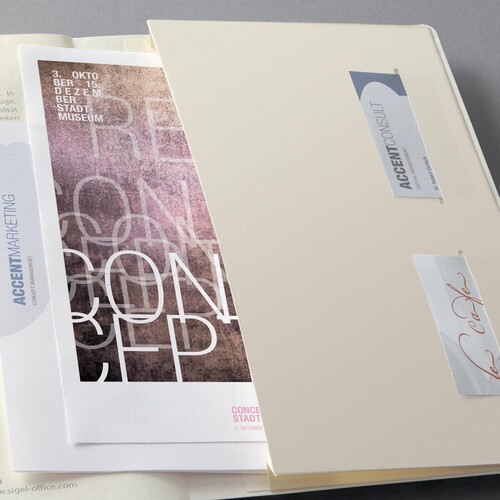 Notizbuch CONCEPTUM Design Casual punktkariert A4 187x280mm taupe Sigel 194 Seiten Hardcover CO690 Produktbild Additional View 6 L
