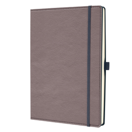 Notizbuch CONCEPTUM Design Casual punktkariert A4 187x280mm taupe Sigel 194 Seiten Hardcover CO690 Produktbild