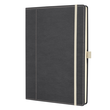 Notizbuch CONCEPTUM Design Casual punktkar. A4 187x280mm grau-weiß Sigel 194 Seiten Hardcover CO696 Produktbild