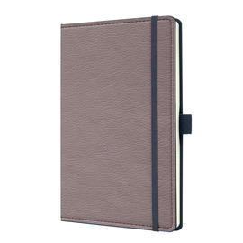 Notizbuch CONCEPTUM Design Casual punktkariert A5 135x203mm taupe Sigel 194 Seiten Hardcover CO691 Produktbild