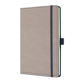Notizbuch CONCEPTUM Design Casual punktkariert A5 135x203mm beige Sigel 194 Seiten Hardcover CO693 Produktbild