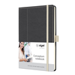Notizbuch CONCEPTUM Design Casual punktkar. A5 135x203mm grau-weiß Sigel 194 Seiten Hardcover CO697 Produktbild Additional View 5 S