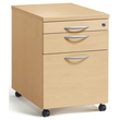 Rollcontainer MULTI M 43,5x59x60cm Dekor Buche Deskin 10290669 Produktbild