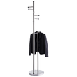 Standgarderobe 181cm x ø 47cm 6 Kleiderhaken silber Alco 2814 Produktbild Additional View 1 S
