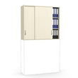 Schiebetüren Aufsatzschrank Multi M 120x105,5x42cm Ahorn Deskin 10271904 Produktbild