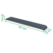 Handgelenkauflage Ergo WOW für Tastatur samtgrau Leitz 6523-00-89 Produktbild Additional View 6 S