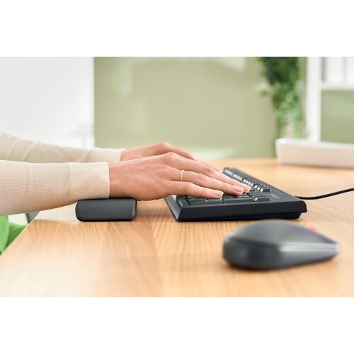 Handgelenkauflage Ergo WOW für Tastatur samtgrau Leitz 6523-00-89 Produktbild Additional View 4 L