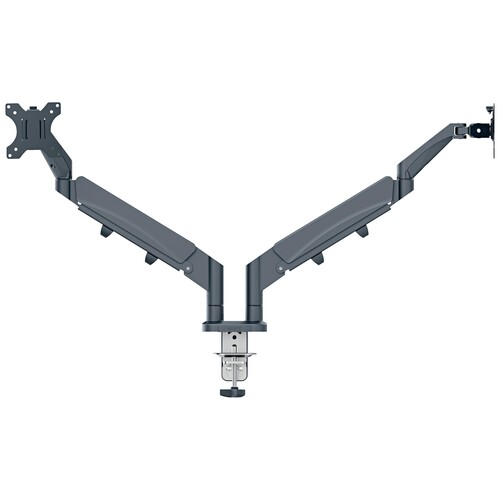 Monitorarm Ergo Dual für 2 Monitore mit Tischklemme Leitz 6537-00-89 Produktbild Additional View 1 L