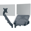 Monitor- und Laptoparm Ergo mit Tischklemme Leitz 6538-00-89 Produktbild Additional View 4 S