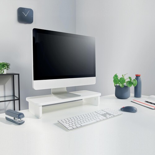 Monitorständer Ergo 56x8,4x21cm weiß Leitz 6434-00-01 Produktbild Additional View 1 L