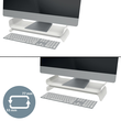 Monitorständer Ergo 43,8x11,2x20,9cm höhenverstellbar hellgrau Leitz 6504-00-85 Produktbild Additional View 8 S