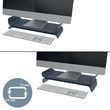 Monitorständer Ergo 43,8x11,2x20,9cm höhenverstellbar samtgrau Leitz 6504-00-89 Produktbild Additional View 8 S