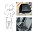 Sitzkissen Active Balance 36x5,5x36cm samtgrau Leitz 6539-00-89 Produktbild Back View S