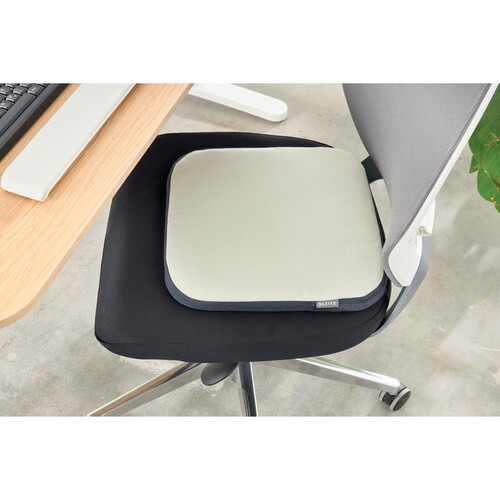 Sitzkissen Active Balance mit Stoffbezug 36,8x5,5x36,cm aufblasbar hellgrau Leitz 6540-00-85 Produktbild Additional View 6 L