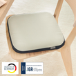 Sitzkissen Active Balance mit Stoffbezug 36,8x5,5x36,cm aufblasbar hellgrau Leitz 6540-00-85 Produktbild Default S