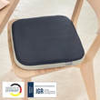 Sitzkissen Active Balance mit Stoffbezug 36,8x5,5x36,cm aufblasbar samtgrau Leitz 6540-00-89 Produktbild Default S