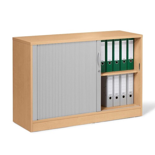 Rollladenschrank MULTI M 120x80,5x42cm Dekor Buche Deskin 10259018 Produktbild Front View L