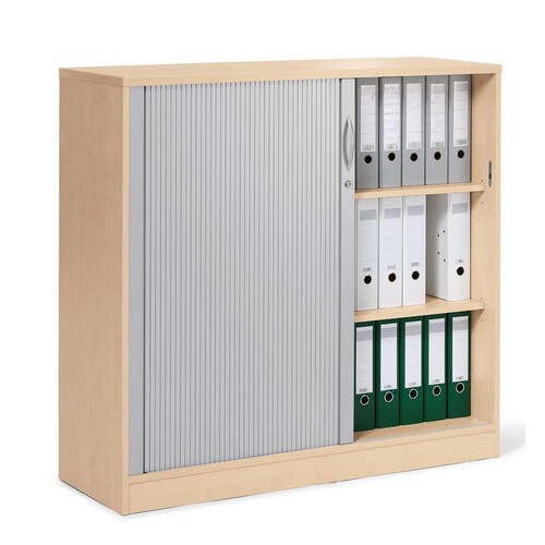 Rollladenschrank MULTI M 120x114,5x42cm Dekor Ahorn Deskin 10259021 Produktbild Front View L