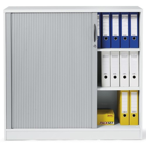 Rollladenschrank MULTI M 120x114,5x42cm Dekor weiß Deskin 10258510 Produktbild Front View L