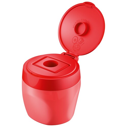 Dosenspitzer mit Behälter robust woody 3in1 rot Stabilo 4849/01-3 Produktbild Additional View 1 L