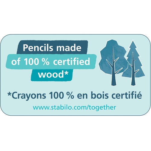 Multitalent-Stift woody 3 in 1 duo gelb/cyanblau 10mm Mine Stabilo 882/205-450 Produktbild Additional View 2 L