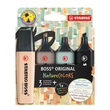 Textmarker Boss Original NatureCOLORS Etui 2-5mm Keilspitze sortiert Stabilo EO70/4-2-5 (ETUI=4 STÜCK) Produktbild