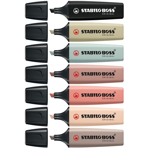 Textmarker Boss Original NatureCOLORS 2-5mm Keilspitze schlammgrün Stabilo 70/137 Produktbild Additional View 2 L