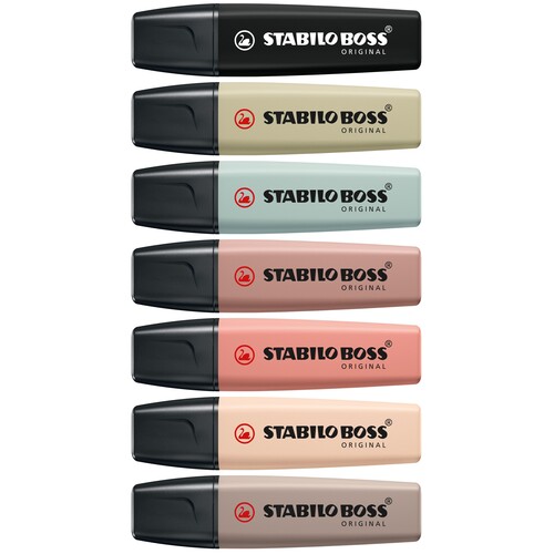 Textmarker Boss Original NatureCOLORS 2-5mm Keilspitze beige Stabilo 70/186 Produktbild Additional View 2 L
