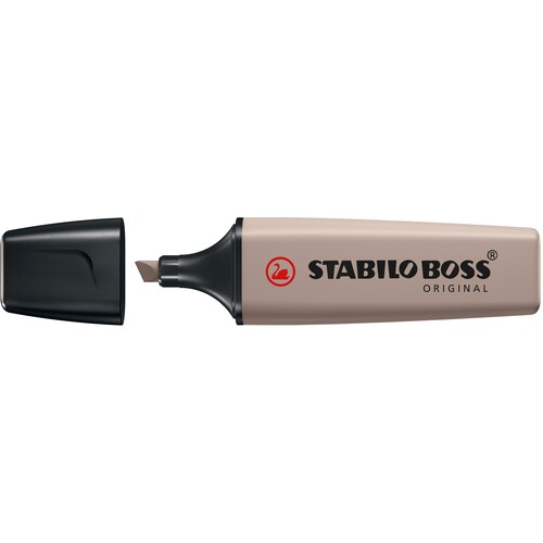 Textmarker Boss Original NatureCOLORS 2-5mm Keilspitze warmgrau Stabilo 70/193 Produktbild