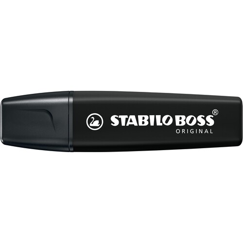 Textmarker Boss Original NatureCOLORS 2-5mm Keilspitze schwarz Stabilo 70/46 Produktbild Additional View 1 L