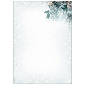 Weihnachts-Motiv-Papier A4 90g Eucalyptus magic Sigel DP424 (PACK=100 BLATT) Produktbild