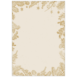 Weihnachts-Motiv-Papier A4 90g Golden Christmas Sigel DP422 (PACK=100 BLATT) Produktbild